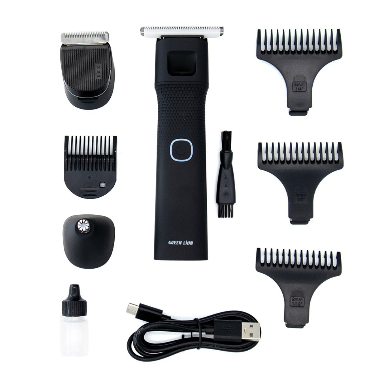 3 In 1 Body Trimmer 1200Mah, Green Lion Gn3N1Trtmrbk Shaver - Black