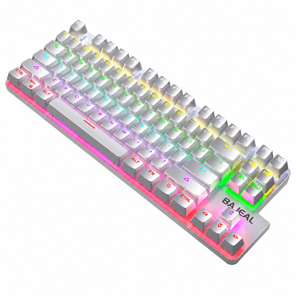 BAJEAL Wired Mechanical Keyboard TKL Wired RG