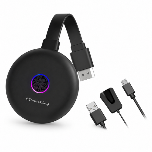 1080P Wireless 4K HDMI Display Dongle | 2.4G & 5G Screen Mirroring