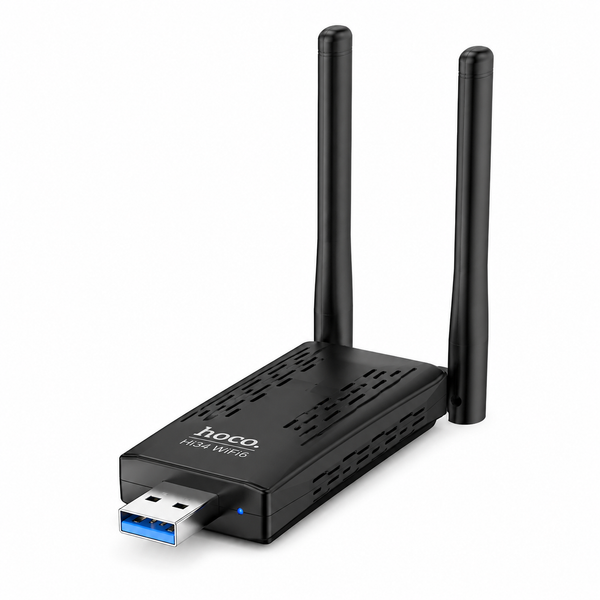 Hoco HI34 WiFi 6 Dual Band USB Wireless Network Adapter