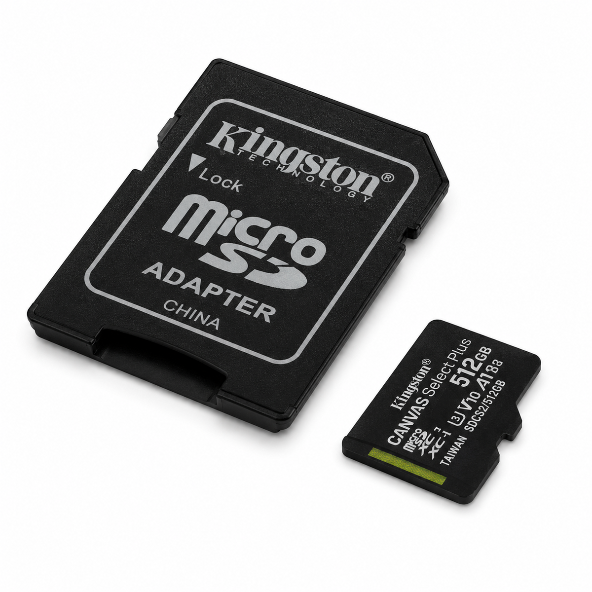 Kingston Canvas Select Plus 512GB microSDXC Memory Card + SD Adapter