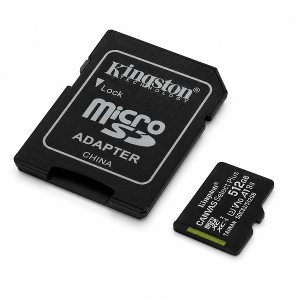Kingston Canvas Select Plus 512GB microSDXC Memory Card + SD Adapter