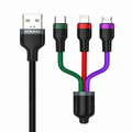 KAKU 3-in-1 Fast Charging Cable | USB-A to USB-C, Lightning & Micro USB