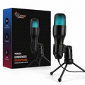 Porodo Gaming Condenser Microphone – USB Plug & Play