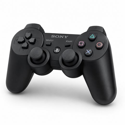 DualShock 3 Wireless Controller – Bluetooth Gamepad for PS3 (Black)