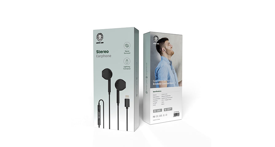 Earphones Green Lion