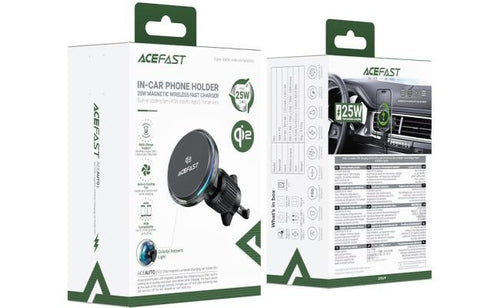 Ace Fast In Car Phoneholder Magnetic Wireless Charger