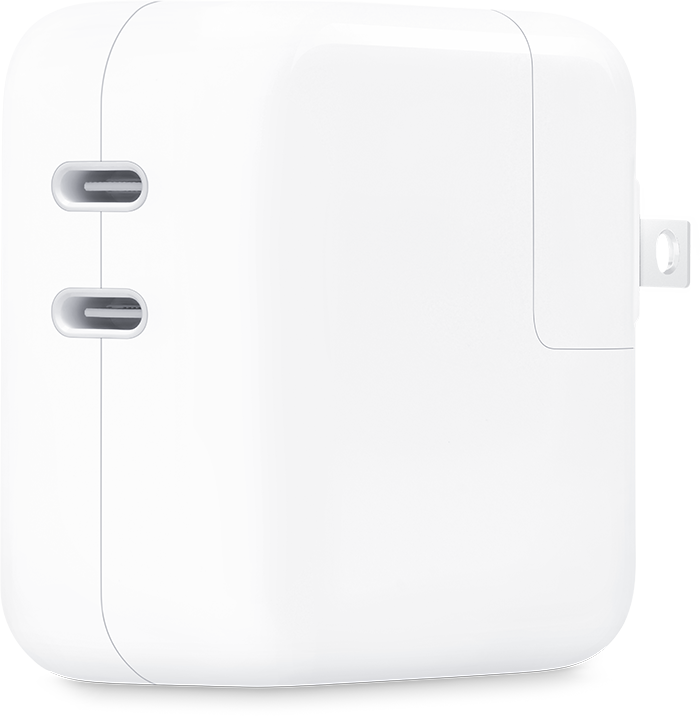 Original iPhone 35W Dual USB-C Port Power Adapter