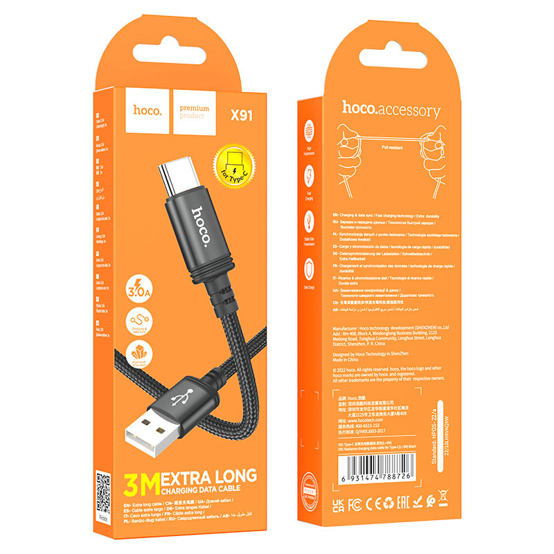 Cable USB to Type-C “X91