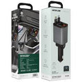 Green Lion Retractable 65W Car Charger - Grey