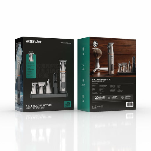 GREEN LION Vortex 5 In 1 Grooming Set