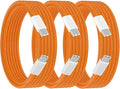 Original 60W C to C Orange Braided Charge Cable Pd for iPhone 17 PRO Max
