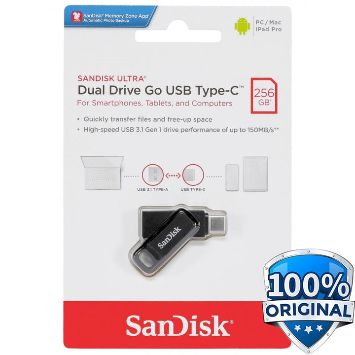 SanDisk Ultra Dual Drive Go USB-C 256GB